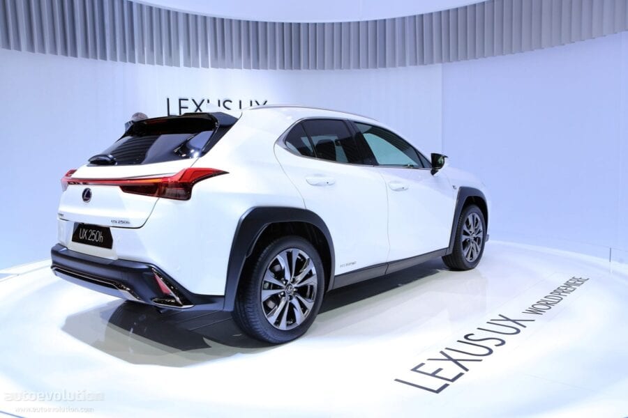 ឡាន Lexus UX 250h 2.0h (១៤៦ л.с. ) ប្តូរផ្ទាល់ CVT