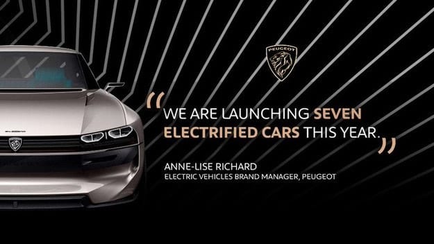 Peugeot lagi nyiapake 7 model listrik