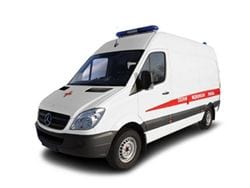 Korte recensie, beschrijving. Ambulances Investavto op basis van Mercedes Sprinter Extended