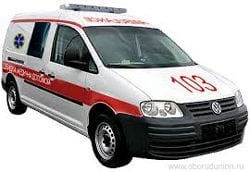 Short review, description. Ambulances Practice Based on Volksvagen Caddy