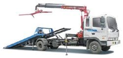 Short review, description. Tow truck Chaika-Service 3784HL on the Hyundai HD-120 chassis