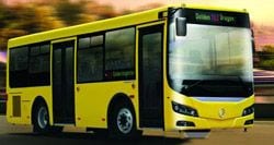 Breve visión xeral, descrición. Autobuses urbanos Golden Dragon XML6925-CNG