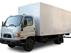 Kort overzicht, beschrijving. Bestelwagen Pingo-Auto bestelwagen op Hyundai HD-65 chassis