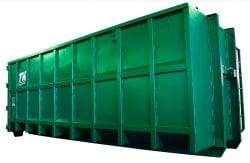 Breve reseña, descripción. Contenedores para el multielevador Torg-Koms un contenedor de 36 metros cúbicos