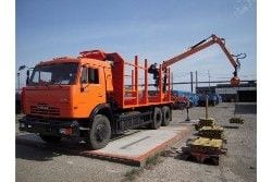 Short review, description. Timber trucks KamAZ 65115 (timber truck)
