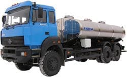 Scurtă descriere, descriere. Cisterne de lapte, rezervoare alimentare UralSpetsTrans 46151-03 (ATsPT-13)