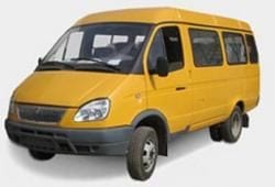 Kratki pregled, opis. Putnički minibusevi GAZ Gazela 322132-216 (UMZ-417)