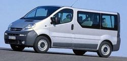 Short review, description. Passenger vans Opel Vivaro 1.9 DI (82 Hp)