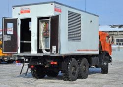 Scurtă descriere, descriere. Ateliere mobile (vehicule de reparații de urgență) Automaster PES pe șasiul KamAZ-43118