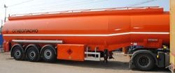 Scurtă descriere, descriere. Camioane cu semi-remorcă cu combustibil Nursan 48000l camion cu combustibil