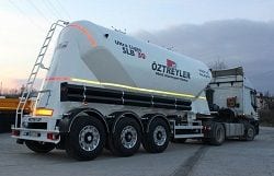 Short review, description. Oztreyler SLB 30 fuel tanker semi-trailer