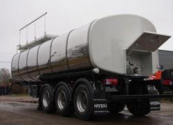 Brevis recensio, descriptio. Bitumen semi-trailers (portitores olei) KAPRI PPTs - 25 (T)