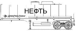 Pasqyrë e shkurtër, përshkrim. Transportuesit gjysmë-rimorkio-bitum (cisterna nafte) UralSpetsTrans 96742-11-04