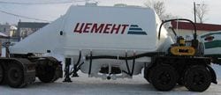 Stručný přehled, popis. Cementové návěsy Sespel 964802 (cement truck)