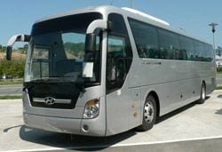 Kort oversikt, beskrivelse. Hyundai Universe Noble bussbusser