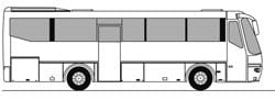 Gambaran singkat, deskripsi. Bus pelatih FLD-104 VDL Futura Klasik