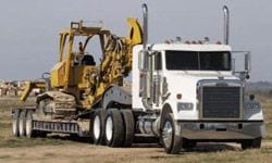 Kort gennemgang, beskrivelse. Lastbil traktor Freightliner FLD120SD