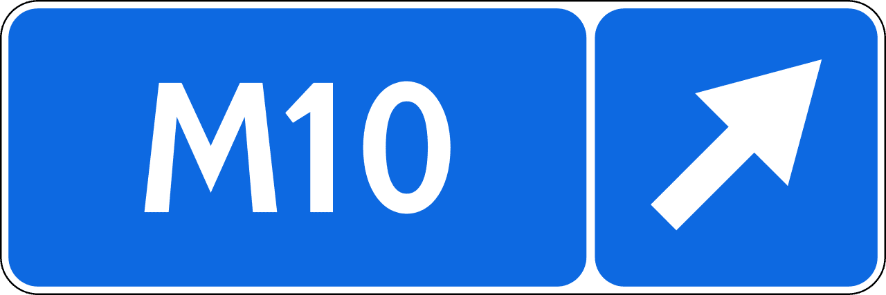 Znak 6.14.2. Broj rute - Znakovi prometnih pravila Ruske Federacije