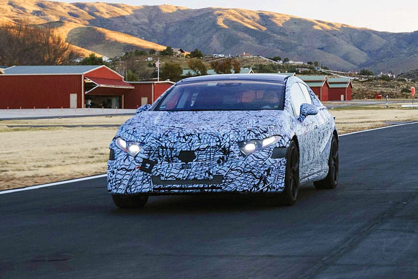 Mercedes настраивает электрический S-класс с Tesla
