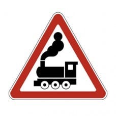 Sign 1.2. Level crossing without a barrier