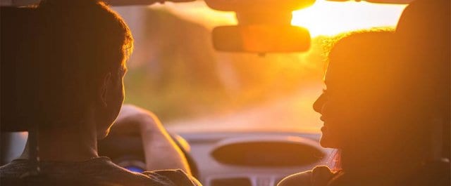 7 consigli per la guida contro un sole basso