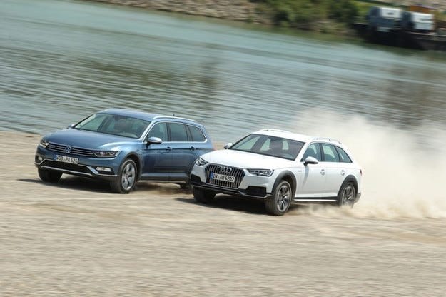 បើកបរសាកល្បង Audi A4 Allroad vs VW Passat Alltrack៖ រចនាប័ទ្មខ្ពស់។