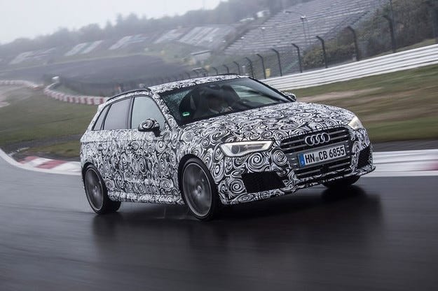 Test drive Audi RS3: first kilometers with a new 5-cylinder rocket