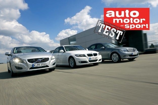 اختبار القيادة BMW 320D ، مرسيدس C 220 CDI ، فولفو S60 D3: المزيد والمزيد من البيئة الذهبية