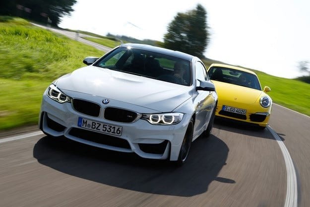 Тэст драйв BMW M4 супраць Porsche 911 Carrera S: ці можа новы M4 патурбаваць вечны 911?