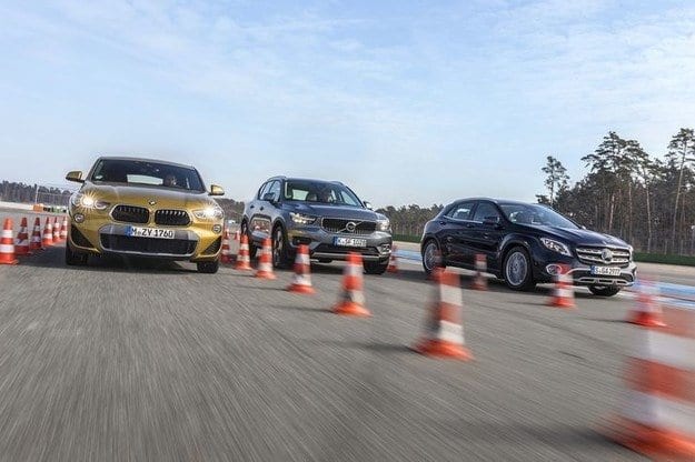 Тест драйв  BMW X2 против Mercedes GLA и Volvo XC40: маленький, но стильный