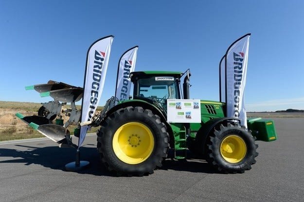 Test drive Bridgestone entered Europe with agricultural tires