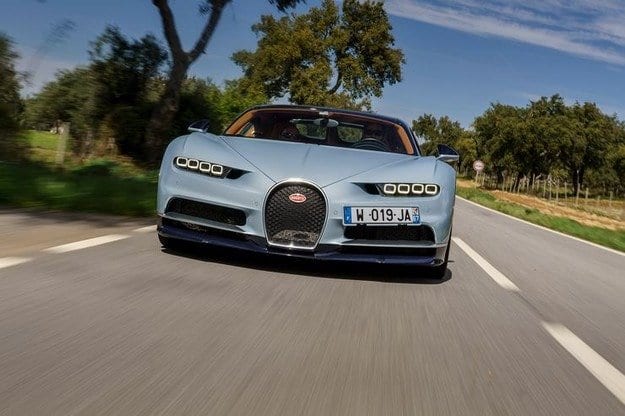 Testê ajotinê Bugatti Chiron: Karîndar