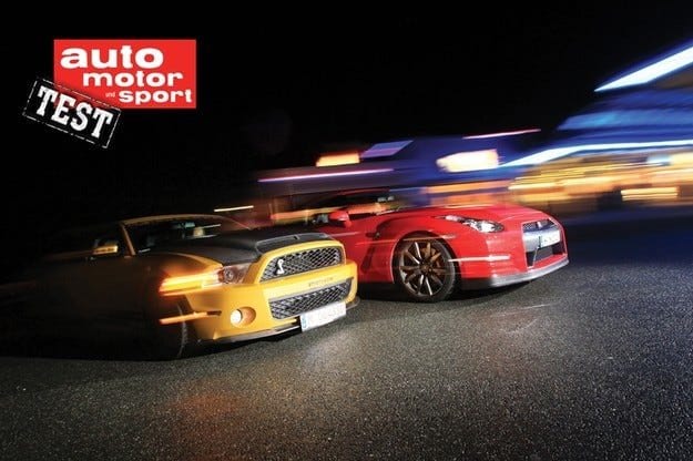 Essai routier Ford Mustang Shelby GT 640 crie Nissan GT-R: Fast Food