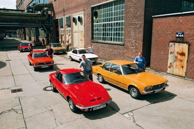 ტესტირება, როდესაც Opel იყო ნომერ 1: 70-იანი წლების შვიდი მოდელი