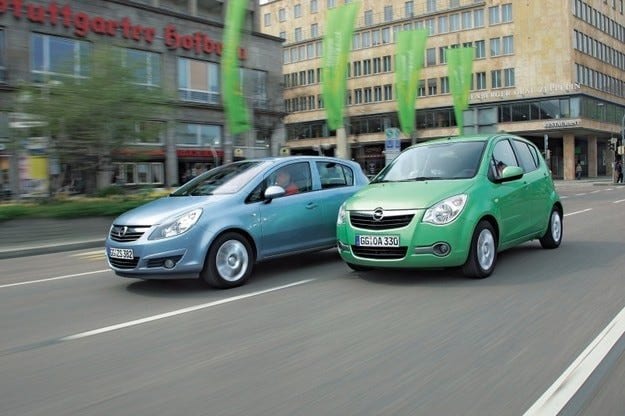Weniger oder weniger Probe fahren - Opel Agila und Corsa