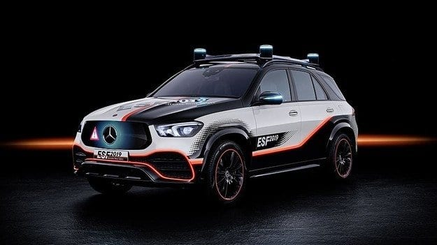 Test drive Mercedes-Benz dibere prototipe ESF 2019