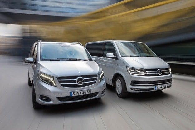 Testfahrt Mercedes V-Klasse gegen VW Multivan: Volumenfeier
