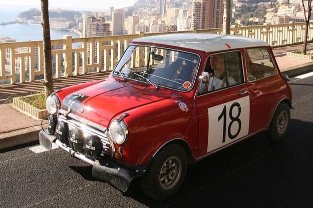 Testa brauciens Mini Cooper S Rallye: Baby Call