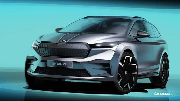 Introducing the exterior of the Skoda Enyaq iV crossover