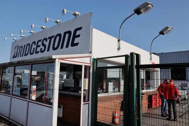 Bridgestone sluit die aanleg in Bethune, Frankryk.
