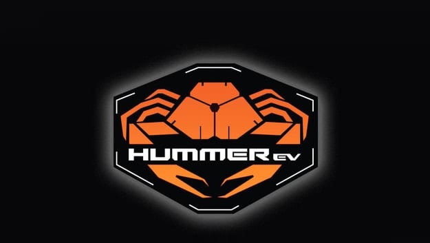O modo de cangrexo para GMC Hummer EV obtén logotipo