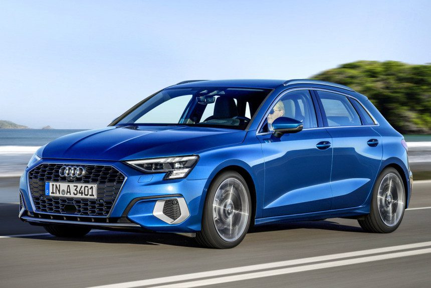 Mėlynoji piliulė: naujojo „Audi A3“ testavimas
