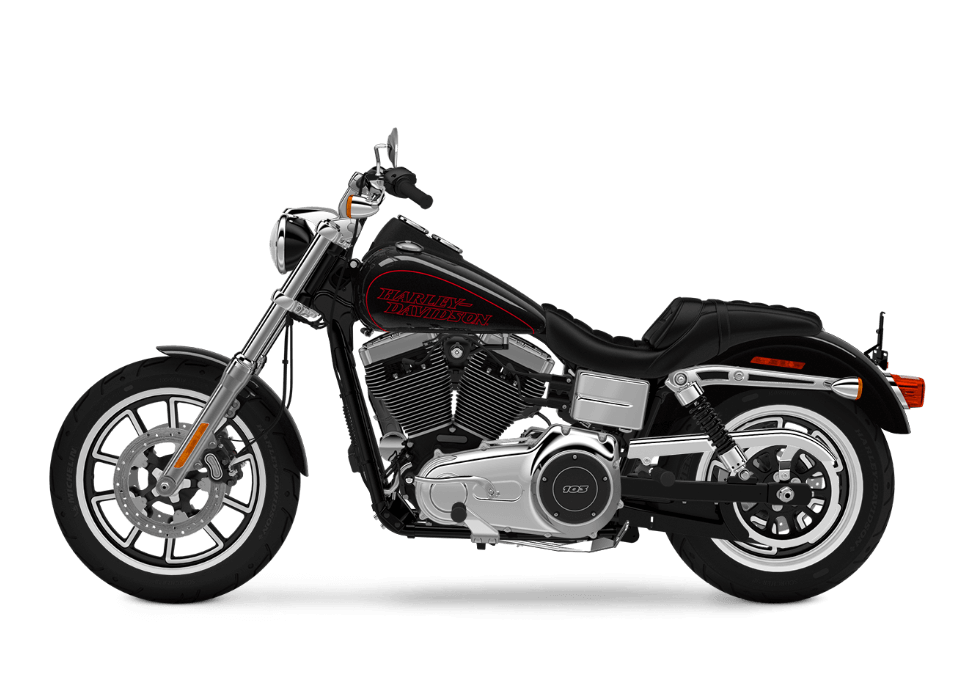 Harley-Davidson Dyna marcach Íseal marcach Íseal beoga dubh