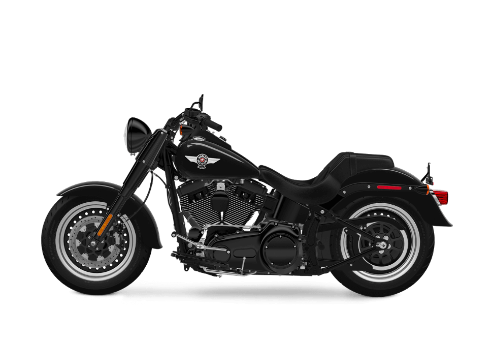 Harley-Davidson Fat Fat S Abụba Nwa S Vivid Black