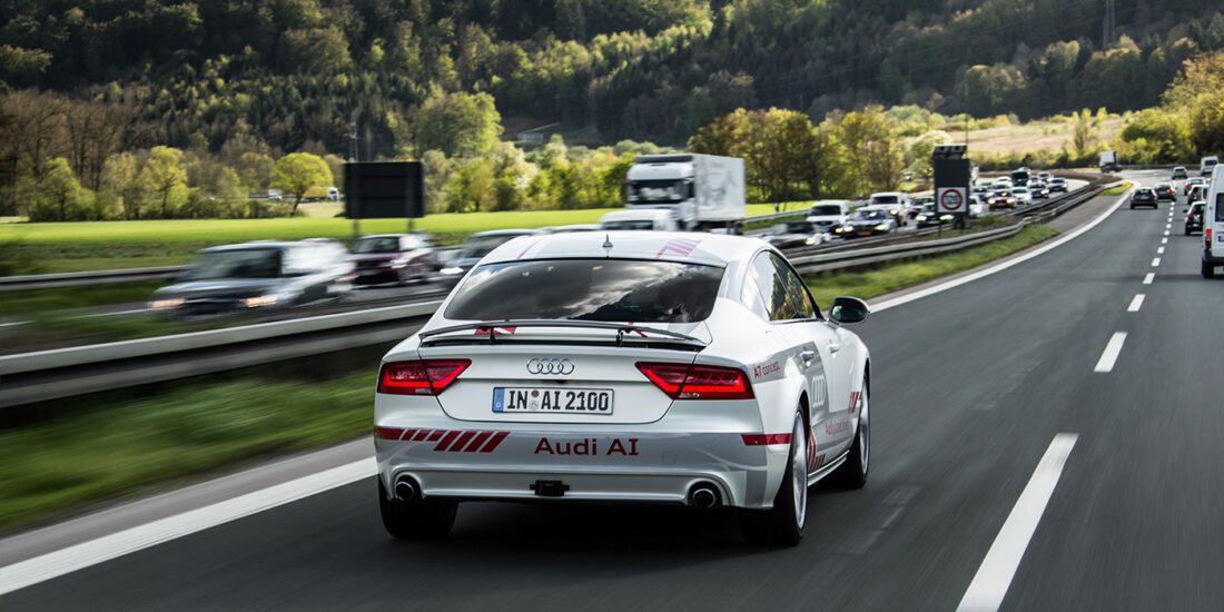 Audi autopilot test drive