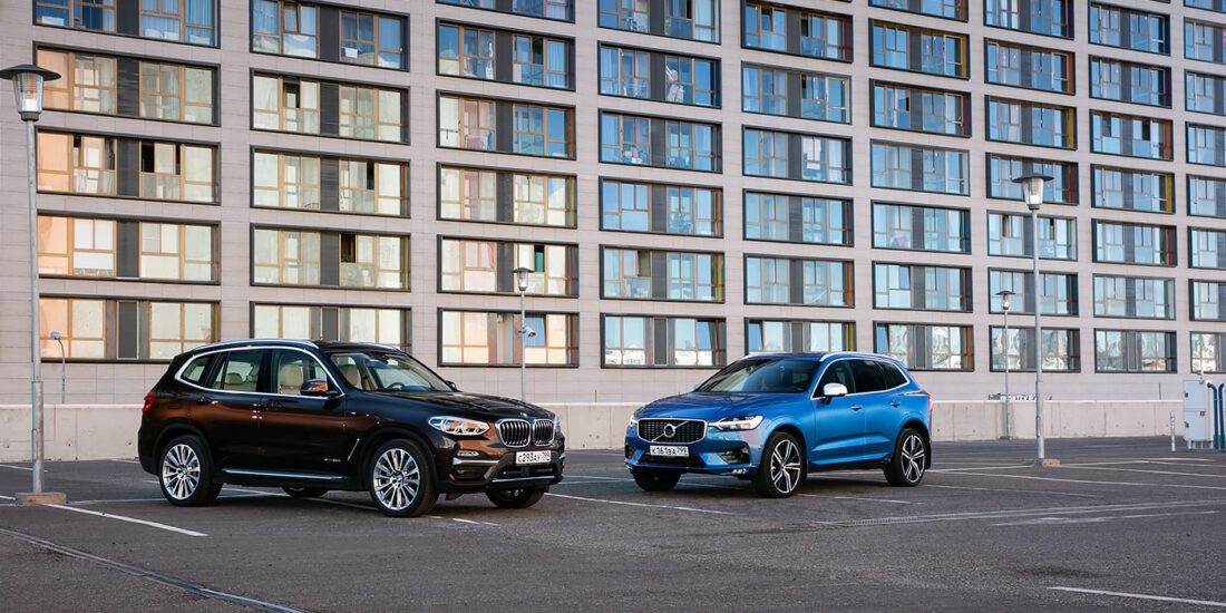 Тест-драйв BMW X3 против Volvo XC60