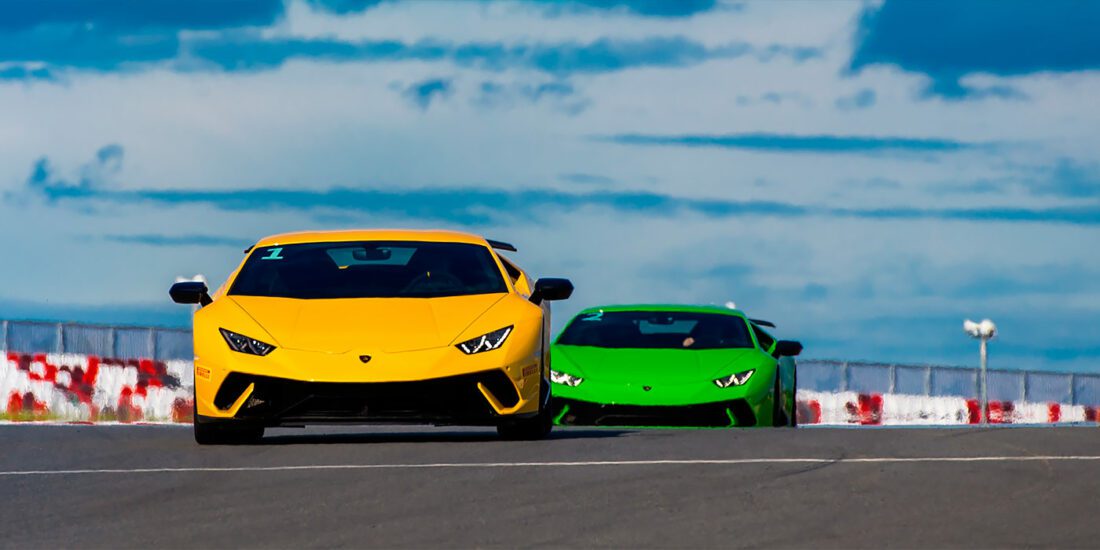 Testa brauciens Lamborghini Huracan Performante