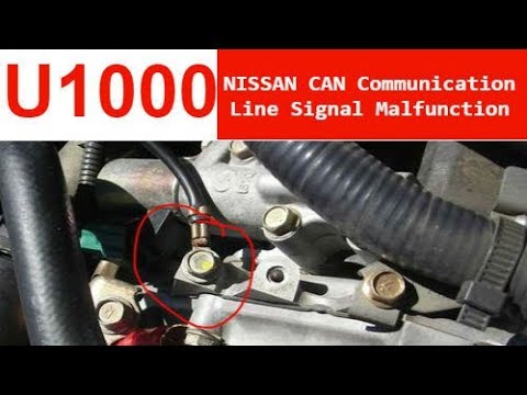 U1000 Nissan Gm Code Can Communication Line Signal Malfunction