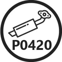 P0420 Эффективность системы катализатора ниже порога