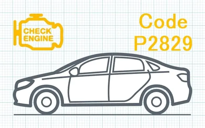 P2829 Solenoide de control de presión K Perf / Off